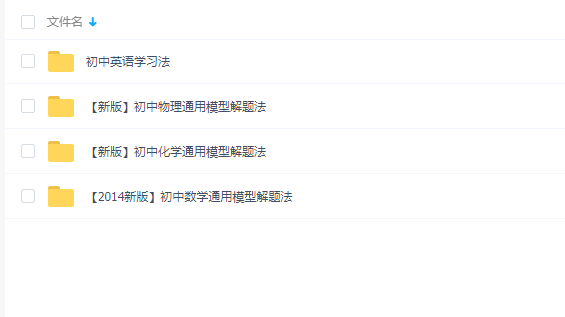 初中数学物理化学通用模型解题法视频教程